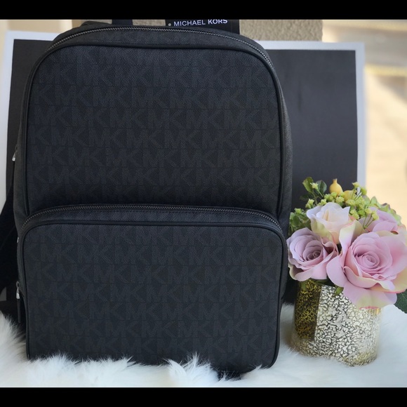 🌷MICHAEL KORS Black Signature Mens Backpack Set - Picture 4 of 8